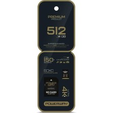 Powerway Premium 512 GB 150MB/S Ultra Hızlı 4K Destekli Sdxc Hafıza Kartı