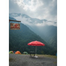 Çadır Dünyası Plaj ve Bahçe Şemsiyesi - Uv Korumalı, Su Itici Kumaş ve Dayanıklı Iskelet Sistemi