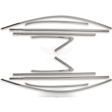 Universal Audi Uyumlu Q2 2016+ 10 Parça Cam Çerçevesi