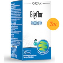 Ocean Bigflor Probiyotik 10 Kapsül - 3 Adet (30 Kapsül) - Dezenfektan Hediyeli (%72 Alkol)
