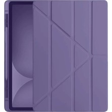 Magicool Ipad Pro 11 (2024) Kılıf Kalemlikli Hugo Tablet Kılıfı - Mor