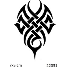 Airbrush Tattoo Tribal Kol Yapışkanlı Stencil Süsleme ve Boyama Kalıbı