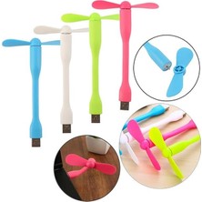 Powermaster PM-20579 Taşınabilir Esnek USB Mini Fan Vantilatör (Powerbank - Laptop)