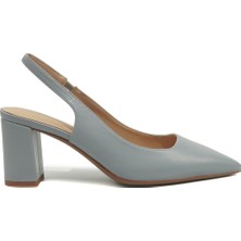 Nine West Hampton 6fx Mavi Kadın Topuklu Ayakkabı