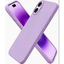 Hype Store Ggm Aksesuar iPhone 16 ile Uyumlu Içi Kadife Dışı Mat Yapıya Sahip Koruma Sağlayan Lansman Silikon K