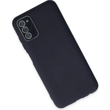 Starseven Newface Galaxy A03S Kılıf Lansman Glass Kapak - Lacivert