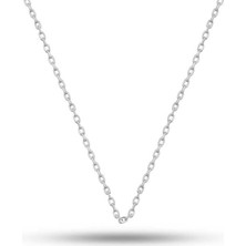 Inure Jewelry Gümüş 0.30 Mikron 55 cm Forse Kadın Zincir