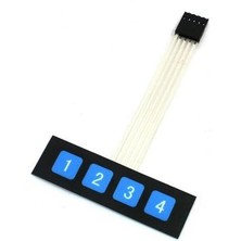 China 1x4 Membran Tuş Takımı - Keypad
