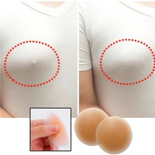 Buradabuldun® Silikon Göğüs Ucu Kapatıcı Gizleyici Bant Aparat  Nipple Pad