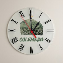 Zerya Colemêrg Hakkari Şehri Tasarımlı Roma Rakamlı Duvar Saati