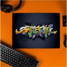 Hype Store Grafiti Tasarımlı Tasarımlı 40X30 Mousepad - Mouse Pad - Fare Altlığı