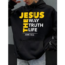 Isa Yol Gerçek Yaşam Baskılar Erkekler Hoodie Sonbahar Gevşek Giyim Cep Hip Hop Kazak Polar R