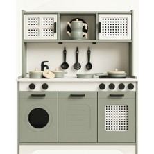 Hedefixtoys Çocuk Oyuncak Mutfak Seti (Çaydanlık + Tencere + Tava DAHİL) – LED Işık Hediyeli