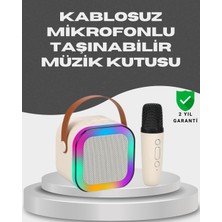Epilons Kablosuz Karaoke Mikrofon Hoparlör Seti Güçlü Ses Çıkışı
