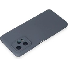 Olinea Newface Redmi Note 12 5g Kılıf Nano Içi Kadife Silikon - Gri