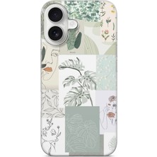 Lelia iPhone 16 Uyumlu Baskılı Şeffaf Telefon Kılıfı | Koleksiyon: Oneline Essence