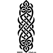 Airbrush Tattoo Sarmal Çizgiler Yapışkanlı Stencil Süsleme ve Boyama Kalıbı Stencil Kalıp