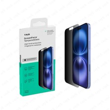 Cayk, iPhone 17 ile Uyumlu Tam Kapsayan Premium Koruma Camı Hayalet