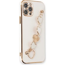 Genel Tedarik iPhone 12 Pro Kılıf Esila Silikon - BEYAZ-(5796) - EMTHBA7608-7863