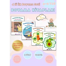 Anonim Yayıncılık 0-3 Yaş Renklerle Tanışıyorum Boyama Seti 4 Kitap