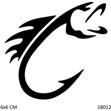 Airbrush Tattoo Balık Yapışkanlı Stencil Süsleme ve Boyama Kalıbı