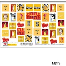 Gala Smart  Stıcker Naıl Art No:md-19