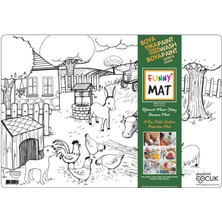 Akademi Çocuk Funny Mat - Çiftlik - 33,5X48CM
