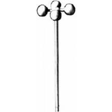 Schulcz 640041 1/100 Ölçek, 4 Fanuslu Sokak Lambası-Beyaz-10 Adet