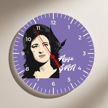 Zerya Ayşe Şan Resimli Duvar Saati - Seeta Eyşe Şan