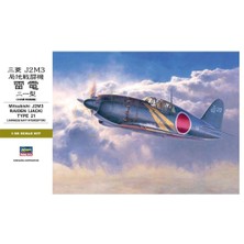 Hasegawa ST32 8882 1/32 Ölçek, Mitsubishi J2M3 Raiden (Jack) Type 21, Savaş Uçağı Plastik Model Kiti