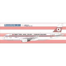 Nazca Decals TUR001 1/144 Ölçek, Turkish Decal- A 320-RETRO Anniversar