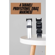 Shoplet Buğz Yeni Nesil Profesyonel Şarjlı Saç Sakal Tıraş Makinesi Ayarlanabilir 4 Taraklı