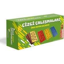 Aklımda Zeka Oyunları Çizgi Çalışmaları - Ince Motor Gelişimi (Ahşap)