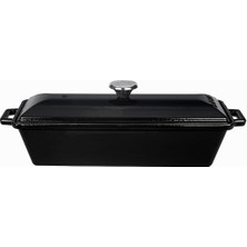 Hype Store Döküm Ekmek Kabı/terrine, 11X29 Cm, Siyah