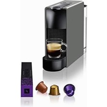 Hype Store Nespresso C30 Essenza Mini Kapsüllü Kahve Makinesi, 19 Bar Basınç, 0.6 L Hacim, 2.3 kg Tasarım, Gri