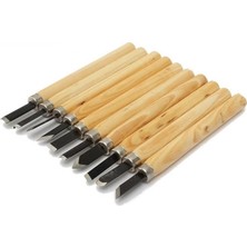 Kaia Life 10 Parça Ahşap Heykel Torna Keski Seti Torna Başlayanlar Için Profesyonel Oyma Seti