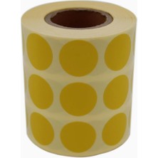 Hype Store Hazır Etiketler , Hazır Al Hızlı Al 25MM Yuvarlak Etiket Kalıcı Renk Kodu Nokta Çıkartmaları, Rulo B