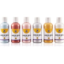 Braventa Collection Adel Akrilik Boya 60 ml x 6 Metalik Renkler