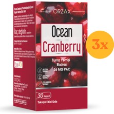 Ocean Cranberry 30 Tablet - 3 Adet (90 Tablet)