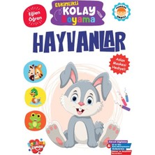 Boyama Zamanı Etkinlikli Kolay Boyama – Hayvanlar