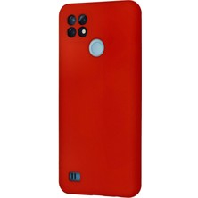 Epilons Newface C21 Kılıf Nano Içi Kadife Silikon - Kırmızı