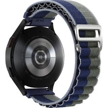 Starseven Newface Watch 22MM KR410 Kumaş Kordon - Lacivert-Yeşil