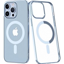 Starseven Newface Iphone 14 Kılıf Element Magneticsafe Sert Kapak - Sierra Blue