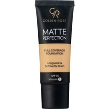 Hype Store Golden Rose Matte Perfection Foundation No:warm 7 - Fondöten
