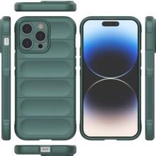 Olinea Newface Iphone 16 Kılıf Optimum Silikon - Koyu Yeşil