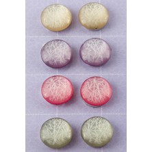 Bijuteri Net Çizgili Desenli Kupa Eşarp Mıknatısı 1 Adet