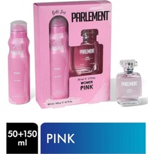 ModaSize Parlement 50 ml Pink Kadın Parfüm + 150 ml Deodorant Seti