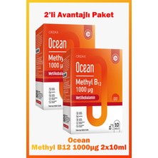 Ocean Methyl B12 Sprey 1000 Mg 10 ml 2 Adet