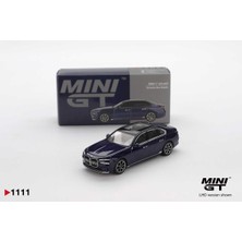 Mini Gt 1111 1/64 Bmw I7 XDRIVE60 Tanzanite Blue Metallic
