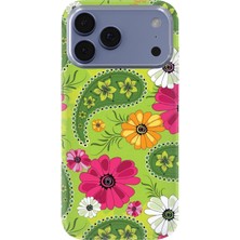 Lelia iPhone 17 Pro Uyumlu Baskılı Şeffaf Telefon Kılıfı | Koleksiyon: Floraluxe Botanica